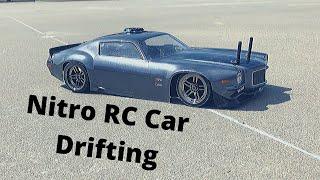 Nitro RC Car Drifting Traxxas Nitro 4tec