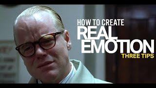 3 acting tips: how to produce REAL emotion