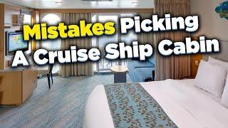 Don't make these mistakes when picking a cruise ship cabin