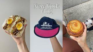 NY Vlog. Limited Edition Treats in NYC: Ramen Sando & French Onion + Grape Croissants. ALD Unboxing