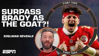 Julian Edelman REVEALS how Mahomes can surpass Brady  Stephen A. & Cam Newton react  | First Take