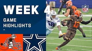 Browns vs. Cowboys Week 4 Highlights | NFL 2020