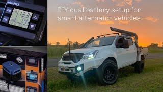 Intervolt dcdc dual battery system for towing with the dmax, DIY video