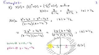 Poles and Zeros of z-Transforms