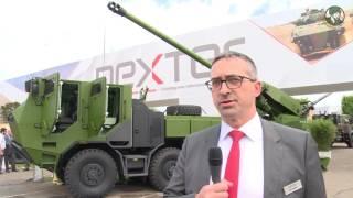 Nexter unveils the CAESAR 8x8 with new automated loading system for the first time at Eurosatory