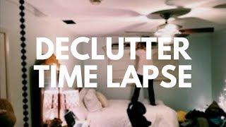 Epic Declutter and Cleaning Time Lapse of Bedroom | Lauren Dawn