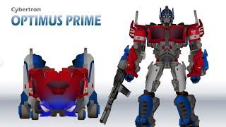 Optimus Prime CYBERTRONIAN form - Short After Effects Transformers Series