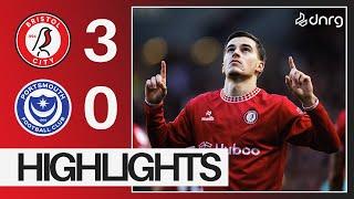 MEHMETI DOUBLE IN BIG WIN!  Bristol City 3-0 Portsmouth | Highlights