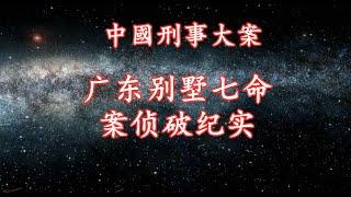 《真实刑事大案纪实》广东别墅七命案侦破纪实