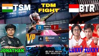 TSM=JONATHAN VS BTR=LUXXY & ZUXXY ll 1 VS  2 TDM ll PUBG MOBILE