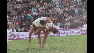 کشتی جذاب و دیدنی حتما ببینید ازپهلوان علی اکبر محمود آبادی و پهلوان محمد تیموری گودبنی هاشم برغمد97