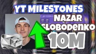 Nazar Slobodenko Hits 10M Subscribers!! 🟠