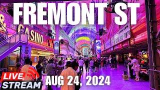 FREMONT ST EXPERIENCE LIVESTREAM ON A SATURDAY NIGHT!