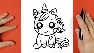 BÉBÉ LICORNE KAWAII - TUTO DESSIN KAWAII