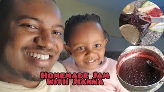 MAKING HOMEMADE JAM WITH JIANNA VLOG// Jianna's First Time Vlogging, She is a Natural.