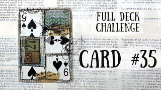 Inspired by Junk Journal Joy | Card #35 | Full Deck Challenge  Shanouki Art 