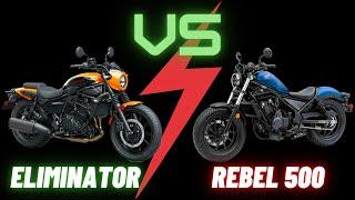 Kawasaki Eliminator Vs Honda Rebel 500 - Best Entry Cruiser in 2024?