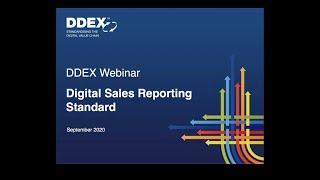 Digital Sales Reporting Standard Webinar (September 2020)