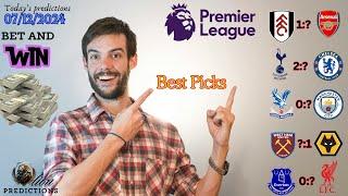 Premier League Game week 15 predictions | Goals  | Corners | 07/12/2024 - 09/12/2024 | Sat-Sun |