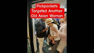 ‼️Another Old Asian Woman Was The Target ##Pickpocket #Pickpockets #Rome #Safety #italy #Travel