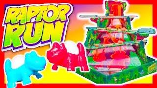 RAPTOR RUN Game Assistant Plays Raptor Run Family Game with Blaze TheEngineeringFamily Funny Kids To