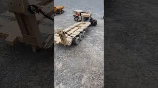 RC MAZ-537 mit 80t Tieflader – russischer Koloss in Action #rcbaumaschinen #rcmaz8x8