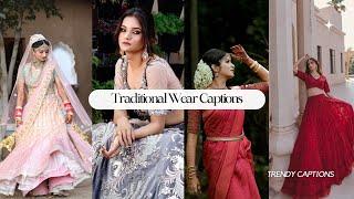 TOP 20 INSTAGRAM CAPTIONS FOR TRADITIONAL OUTFITS | Quotes | Trendy Captions