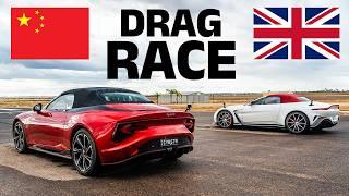 V12 Aston Martin vs MG Cyberster drag race: Can 12 cylinders topple China's fastest convertible?