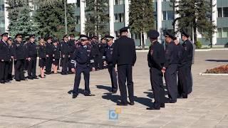 Развод сотрудников правопорядка на Центральной площади в Одинцово 07.06.2018