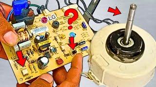 Motor Works Once, Then Fails: Hidden Fault in LG AC Circuit?