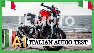 A1 Italian Listening Practice&Solutions:Italian Motorbikes(Learn Italian by Listening for Beginners)