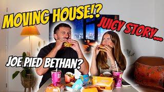 MUCKBANG | Big Juicy chat & are we MOVING!?