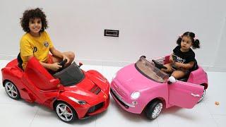 Sami And Amira play with Toy Cars - Collection video for kids