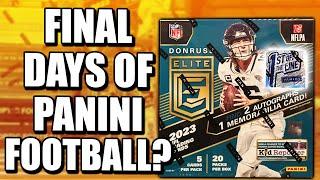 FINAL PANINI FOOTBALL SET?!  | 2023 Panini Donruss Elite NFL FOTL Review