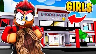 Aku Menyelinap Masuk Ke Dalam Sekolah Perempuan! [Brookhaven RP] (Roblox Malaysia)