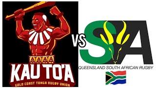 U16s Kau To'a Tonga VS U16s QLD South Africa Game 4 Pacific Youth Rugby Union Festival 2024