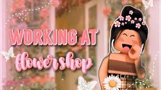 working at flower shop  | livetopia RP | roblox