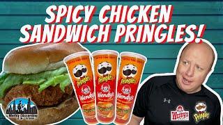 NEW Wendy's Spicy Chicken Pringles Review! Do These Taste Like the Real Thing? (Giveaway Closed)