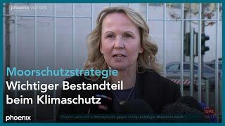 Steffi Lemke zur nationalen Moorschutzstrategie am 09.11.22
