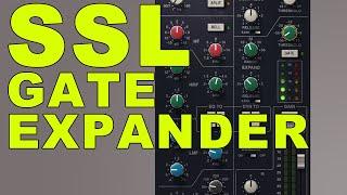 SSL Channel come funziona la sezione Gate Expander