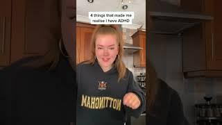4 things that made me realise I have ADHD (Katie whitney) #shorts #cringe