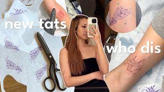 getting my first FOUR tattoos in NYC (!!) | experience, healing & design 