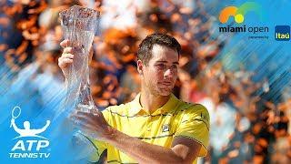 John Isner beats Zverev to win first Masters 1000 title! | Miami Open 2018 Final Highlights