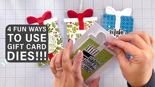 4 Fun Ways to Use Gift Card Dies!!! 