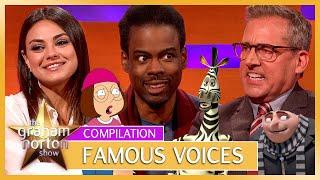 Mila Kunis Always Gets Told To “Shut Up Meg!” | Famous Voices | The Graham Norton Show