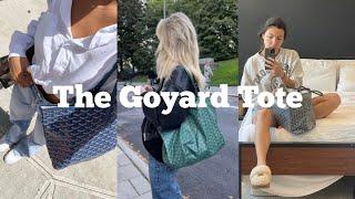 The Goyard Tote: what fits, how it wears