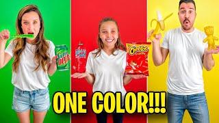 FOOD in ONE COLOR Challenge!!!