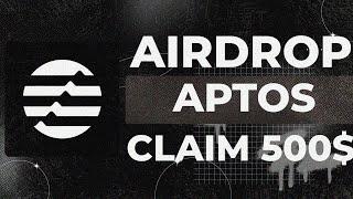 Best claim token 500$. Aptos crypto airdrop 2024