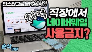 네이버 웨일! 어렵게 만들었는데! 직장에서 사용금지 당할지도?! 그 이유가!! 충격