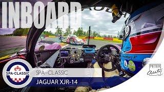 Group C Jaguar XJR14 inboard amazing sound